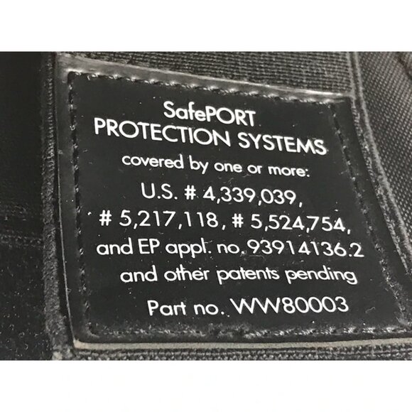 PORT Mens Green Brown Protection System Laptop Sleeve Messenger Bag - Picture 10 of 11